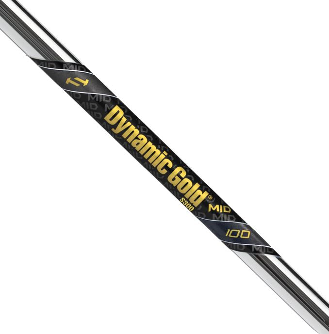 True Temper Dynamic Gold Mid 100 Iron Shaft Parallel Tip