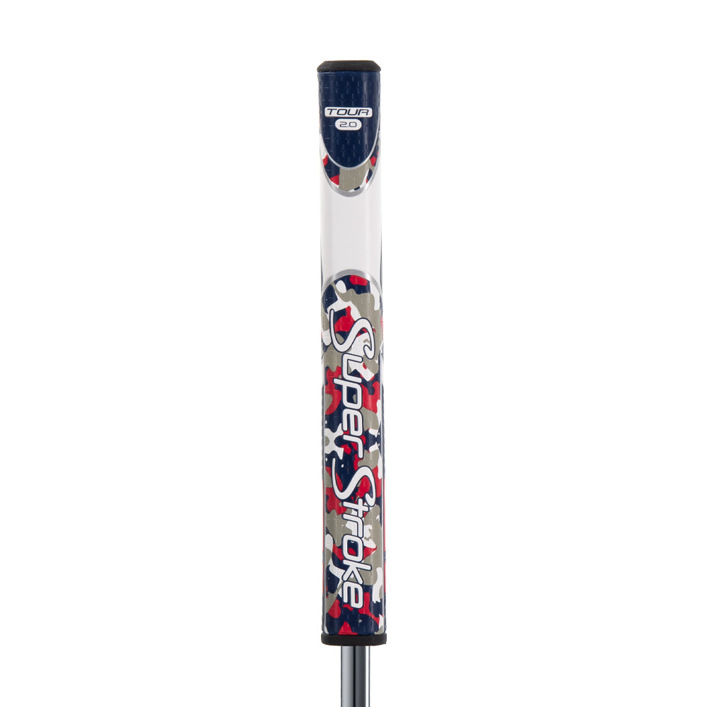 Super Stroke Zenergy Tour 2.0 Putter Grip (Camo Red/White/Blue