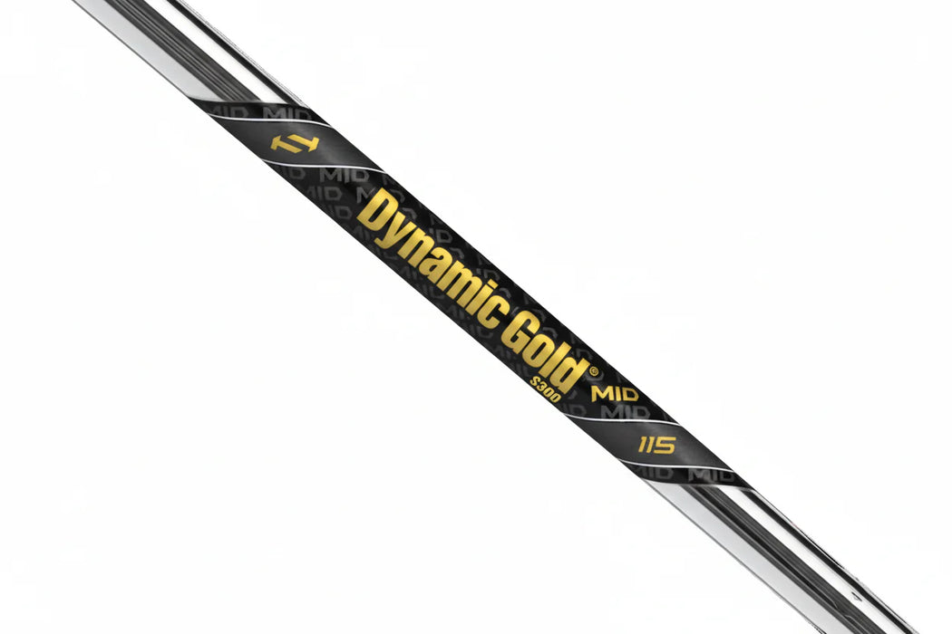 True Temper Dynamic Gold Mid 115 Iron Shaft Parallel Tip .370
