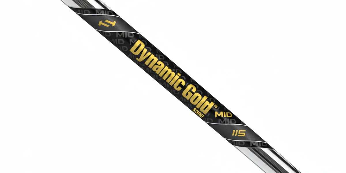 True Temper Dynamic Gold Mid 115 Iron Shaft Parallel Tip .370