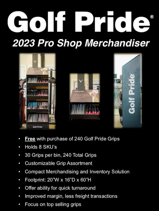 2023 Golf Pride ProShop Merchandiser