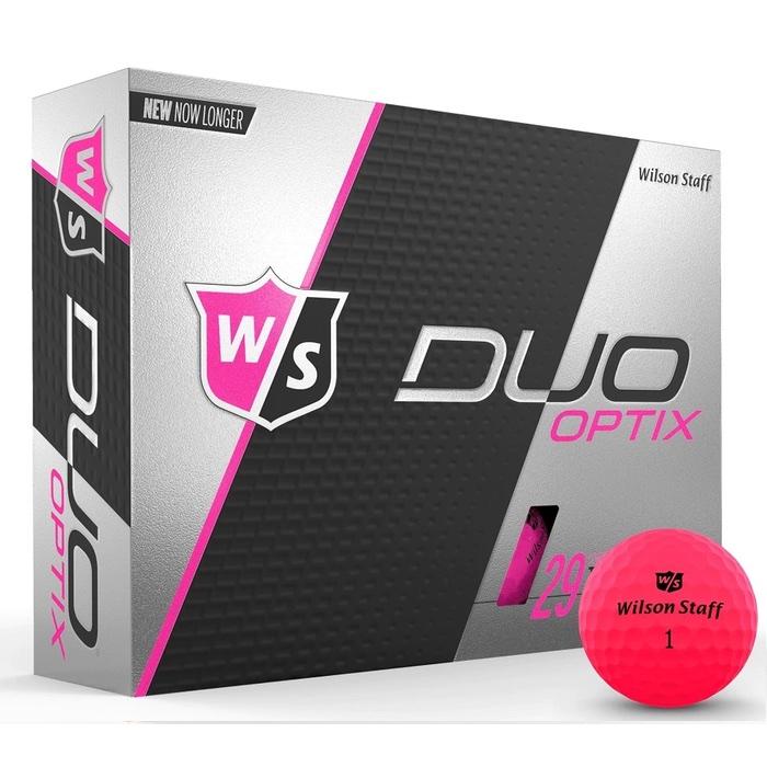 Wilson Staff DUO Soft Optix (12 pack) Golf Balls - Pink